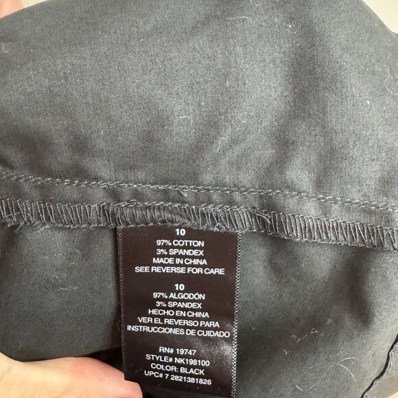 NORMA KAMALI Jacket Black Cropped Swing Lightweight Coat Women's Sz 10 - Picture 7 of 7